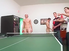 Four guys jerking off in play room