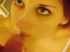 French Girl Sucks Dick And Gets Cumshot