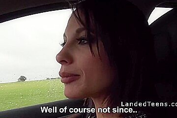 French tattooed teen 18+ hitchhiker fucks