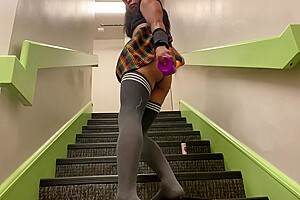 Fuck Me Stupid In A Stairwell
