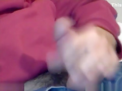 Full video: A nice innocent guy serviced his big cock by a guy