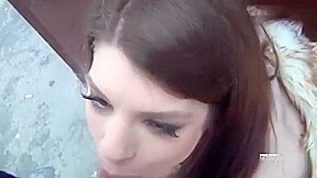 Fur blowjob