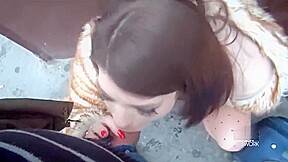 Fur blowjob