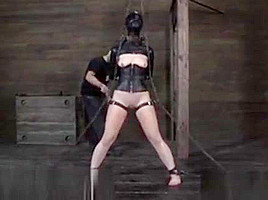 Gagged Beauty Made To Submit