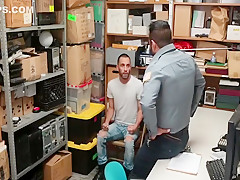 GayShoplifter - Punk punished by Step daddy with bareback fuck