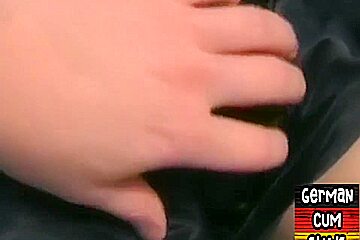 German Amateur Cock Teased For Cumshot In Closeup Duo