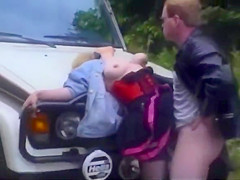 German Blonde Hangers Saggy Tits Salad Tossing