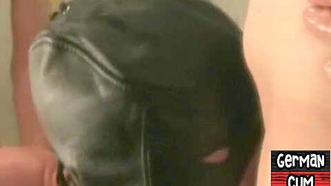 German DILF shoots cum after fisting and unsaddled sex