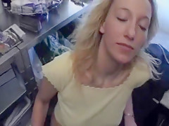 German Housewife Shaving Her Twat Before Sucking A Hard Dick In Pov