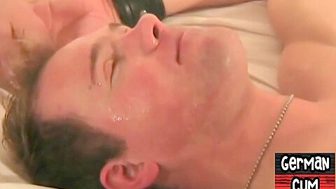 German amateur tattooed DILF rims and barebacks BFs asshole
