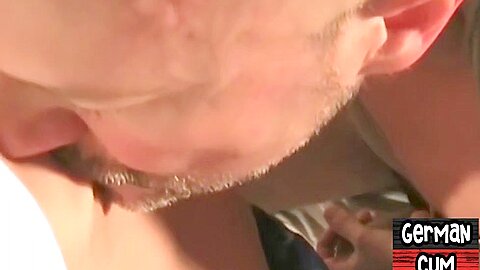 German amateur tattooed DILF rims and barebacks BFs asshole