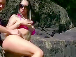German teen 18+ Caught Sunbathing And Seduce To Fuck By Stranger
