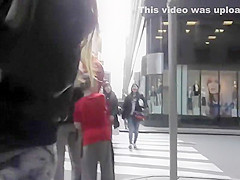 Ginger girl in floral pants