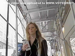 Ginger girl in floral pants
