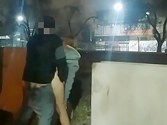 Girl Flashing Naked In The Street Fucking In Public And Caught By The Police