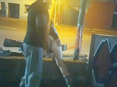 Girl Flashing Naked In The Street Fucking In Public And Caught By The Police