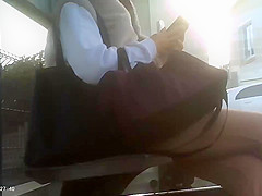 Girl sexy and public