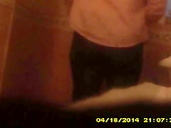Girls on the toilet
