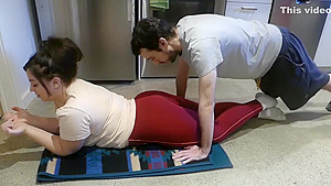 Goddess Allie - Push-up Punishment with Sweaty Ass Sniffing