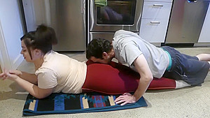 Goddess Allie - Push-up Punishment with Sweaty Ass Sniffing