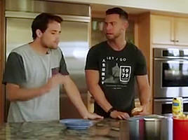 Good Looking Stepson Banging Hot Stepmom In The Kitchen