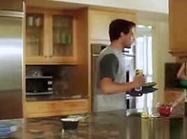 Good Looking Stepson Banging Hot Stepmom In The Kitchen