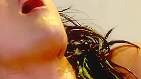 Gorgeous Asian lesbos with big tits licks and kiss sensually