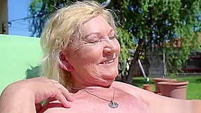 Grandma Irene does rimjob!