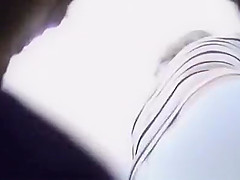Granny caught peeing