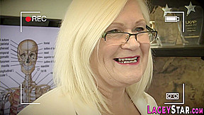 Granny doctor sucks dick and gets anal