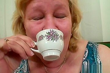 Granny gets banged by her Step son-in-law