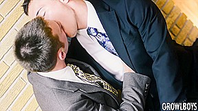 Growlboys - Sex mad suited ginger twink barebacks cute hairless virgin