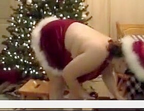 HUGE BREASTED BBW CHRISTMAS LINGERIE