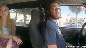 Hailey gets picked up on the bang bus