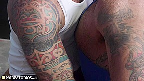Hairy Bears Reunite At The Gym With A Tasty Blowjob