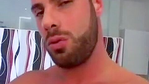 Handsome military gay dude sucks off his lover