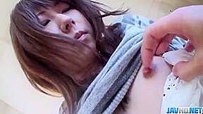 Harsh pussy penetration for Reina Japanese teen 18+