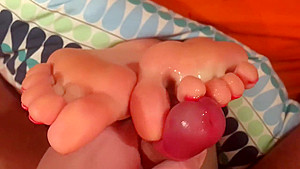 Have You Got A Foot Fetish? Jerk To My Feet Footjob Cumshot Compilation