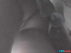 Hawt honey in denim upskirt vid