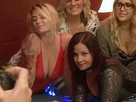 Heather C Payne fucked hard in an amateur swinger dungeon party