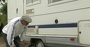 Heavy gang bang fuck for a pretty redhead