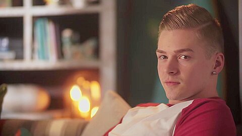 Helix boy Preston Hale plays with his dildo