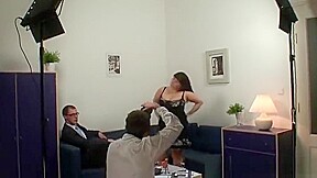 Her old fat pussy is nailed by two cocks