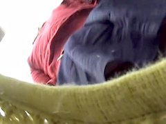 Hidden upskirt cam thong on the perfect teen 18+ booty