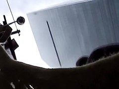 Hidden upskirt cam thong on the perfect teen 18+ booty