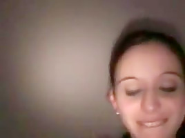 Homemade hot hairy wife in pink pov
