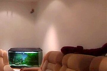Homemade porn with a horny wife trying to wake up her husband