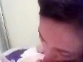 Homemade pov blowjob with ex friend