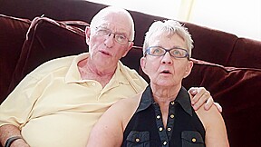 Horny Granny Wants A Good Young Cock In A 3some With Her Old Husband - CumOnWeird