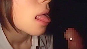 Horny Japanese chick Yuzuka Kinoshita in Exotic Blowjob, College JAV video